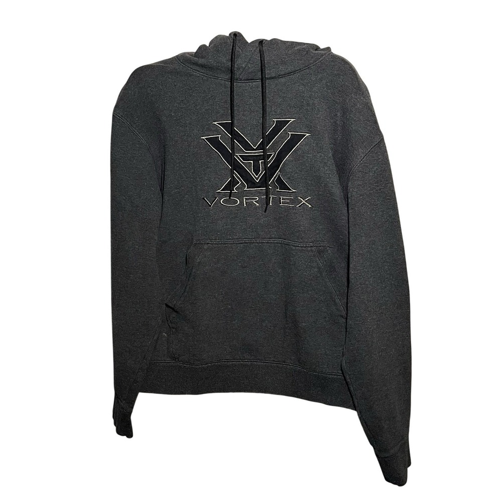 Vortex Hoodie Y2K Active Wear XL Gray Heavy Weight Water Resistant.